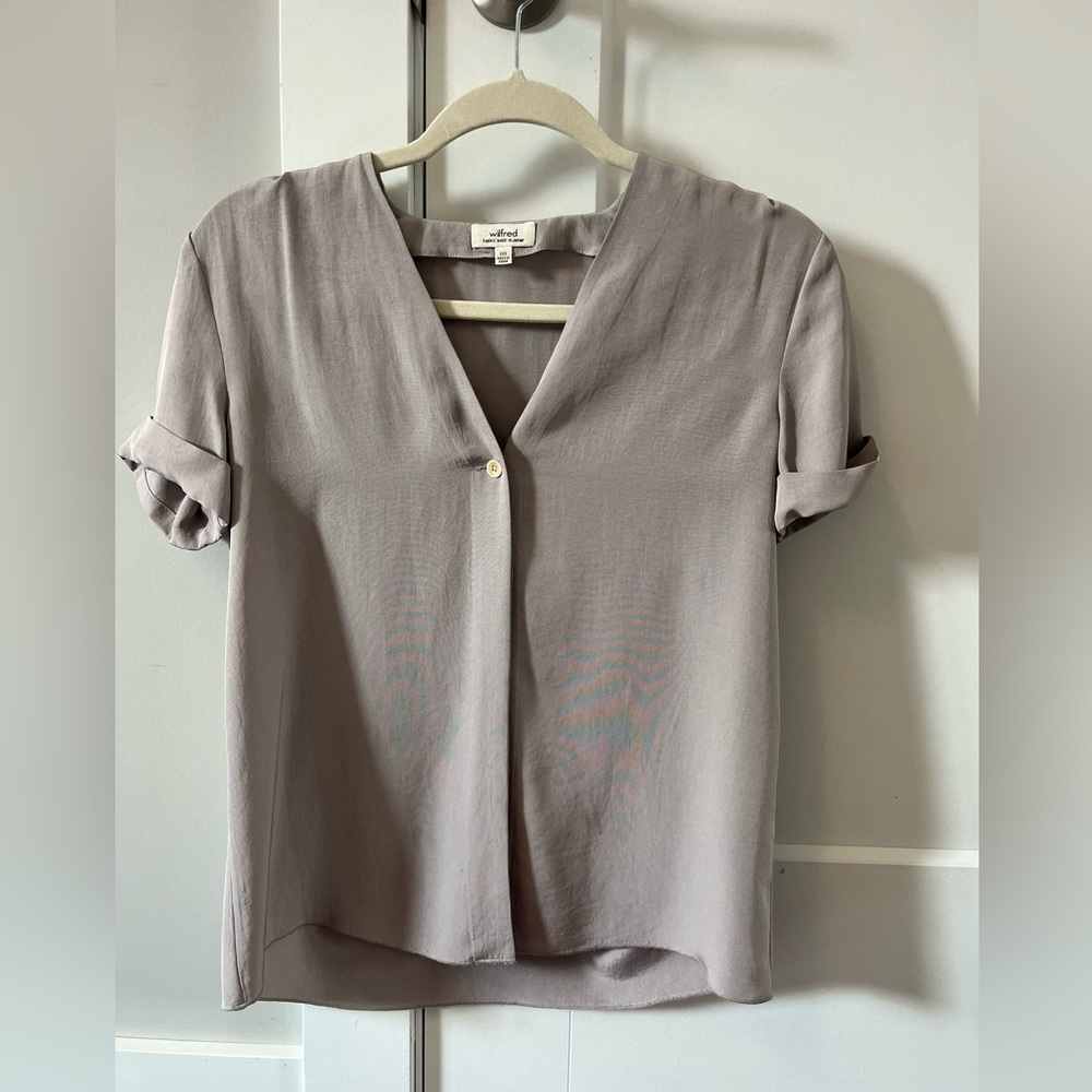 Beautiful silver/grey blouse